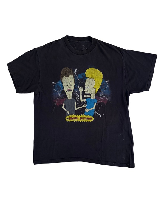 Beavis & Butthead Other - Beavis and Butt-Head Graphic Black T-Shirt